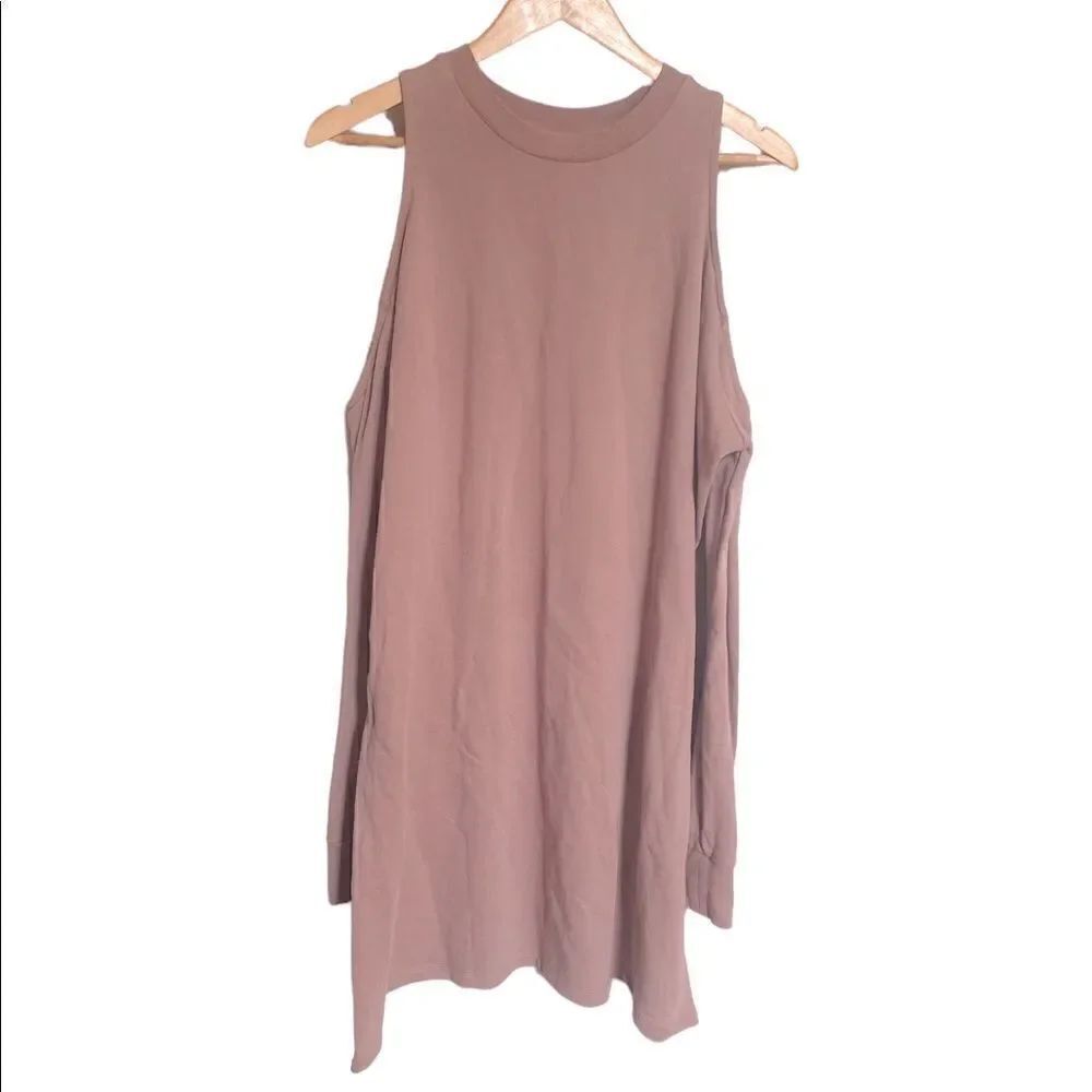 ASOS Cold Shoulder Dress Mauve Size 12